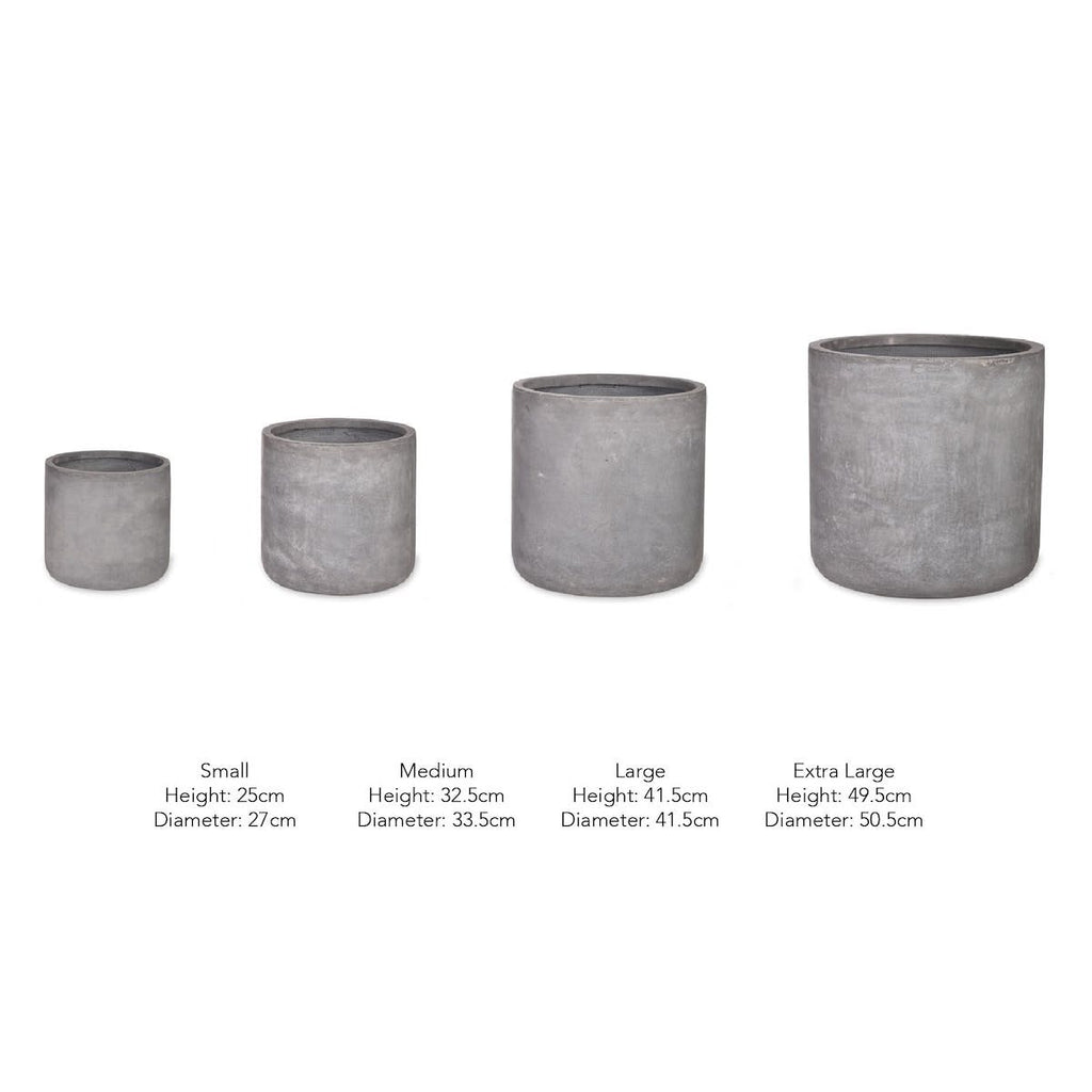 Brockwell cement planter by Garden Trading