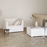 Tine K love seat in white 