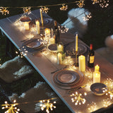 copper starburst string lights 