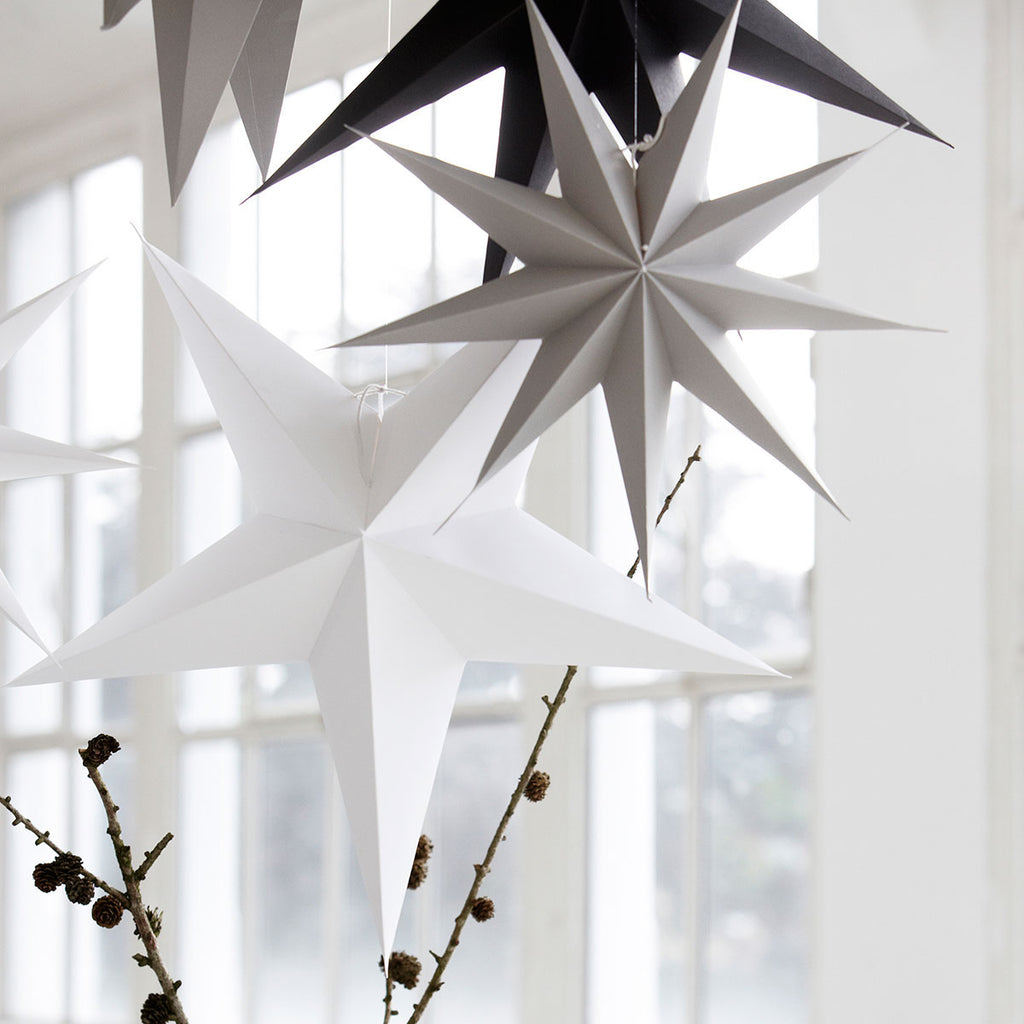 Hanging paper stars by House Doctor 