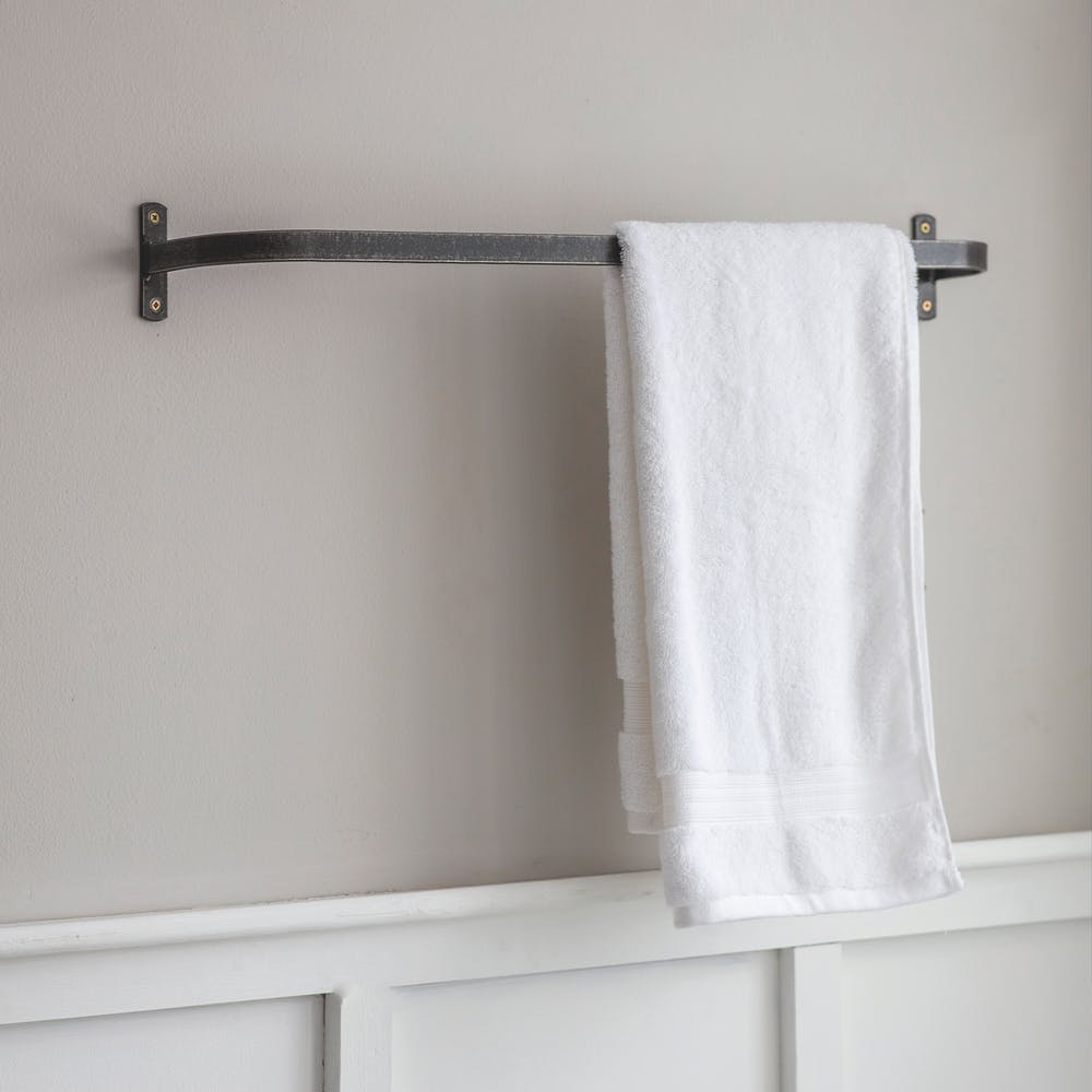 steel towel rail in two sizes 