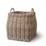 rattan log basket 