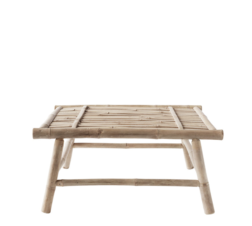 Square Tine K bamboo coffee table 