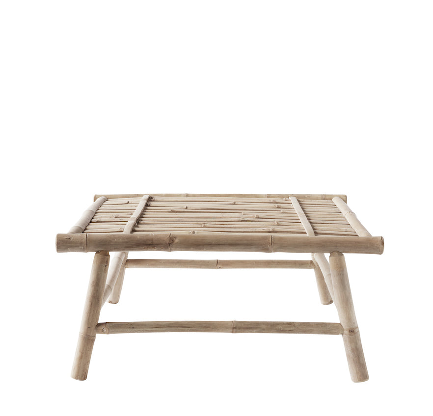 Square Tine K bamboo coffee table 