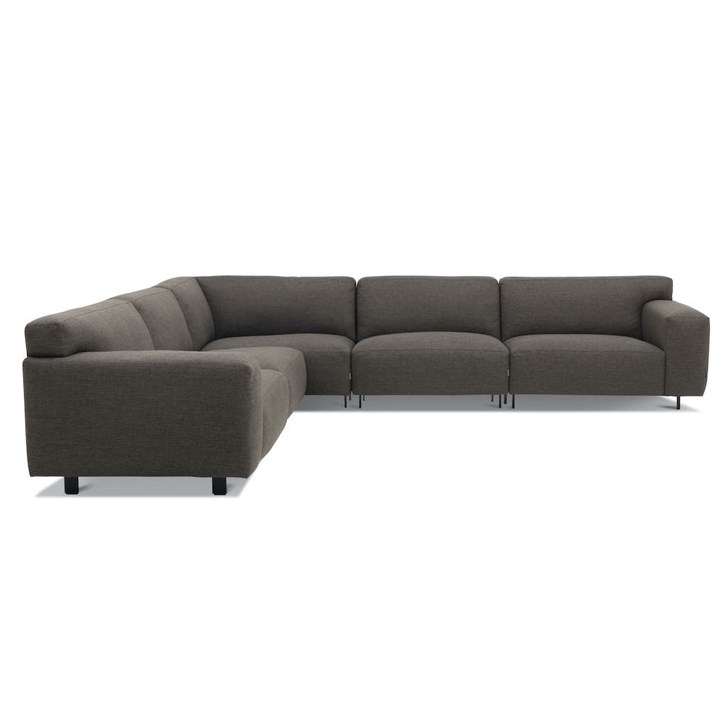 vesta Modular sofa by Furninova in dark brown