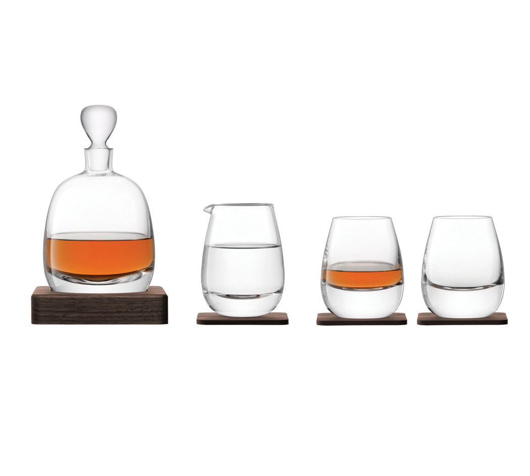 personalised Islay whisky glass set 