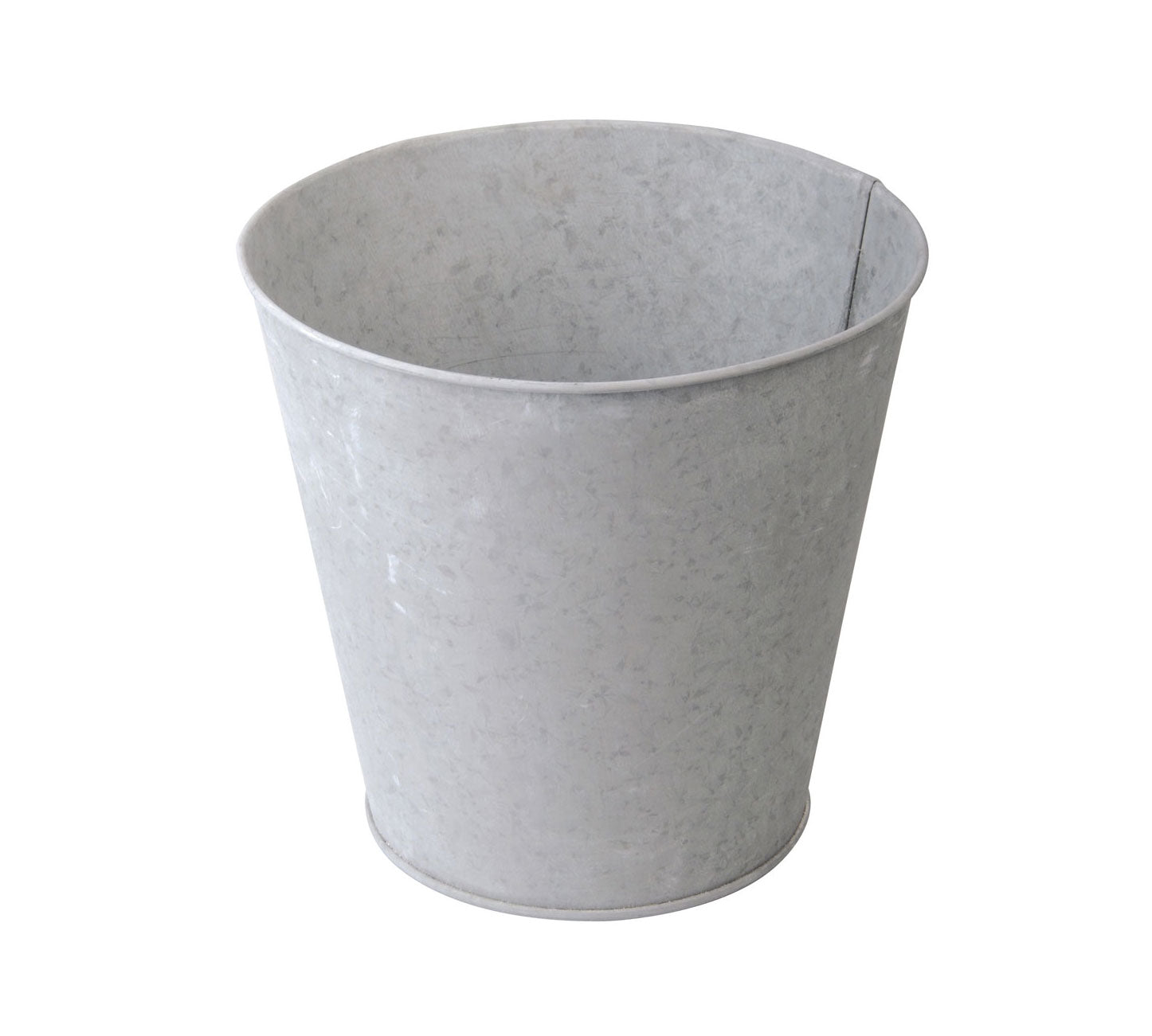 zinc metal plant pot
