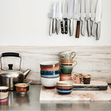 1970's style ceramic bowls in several colours