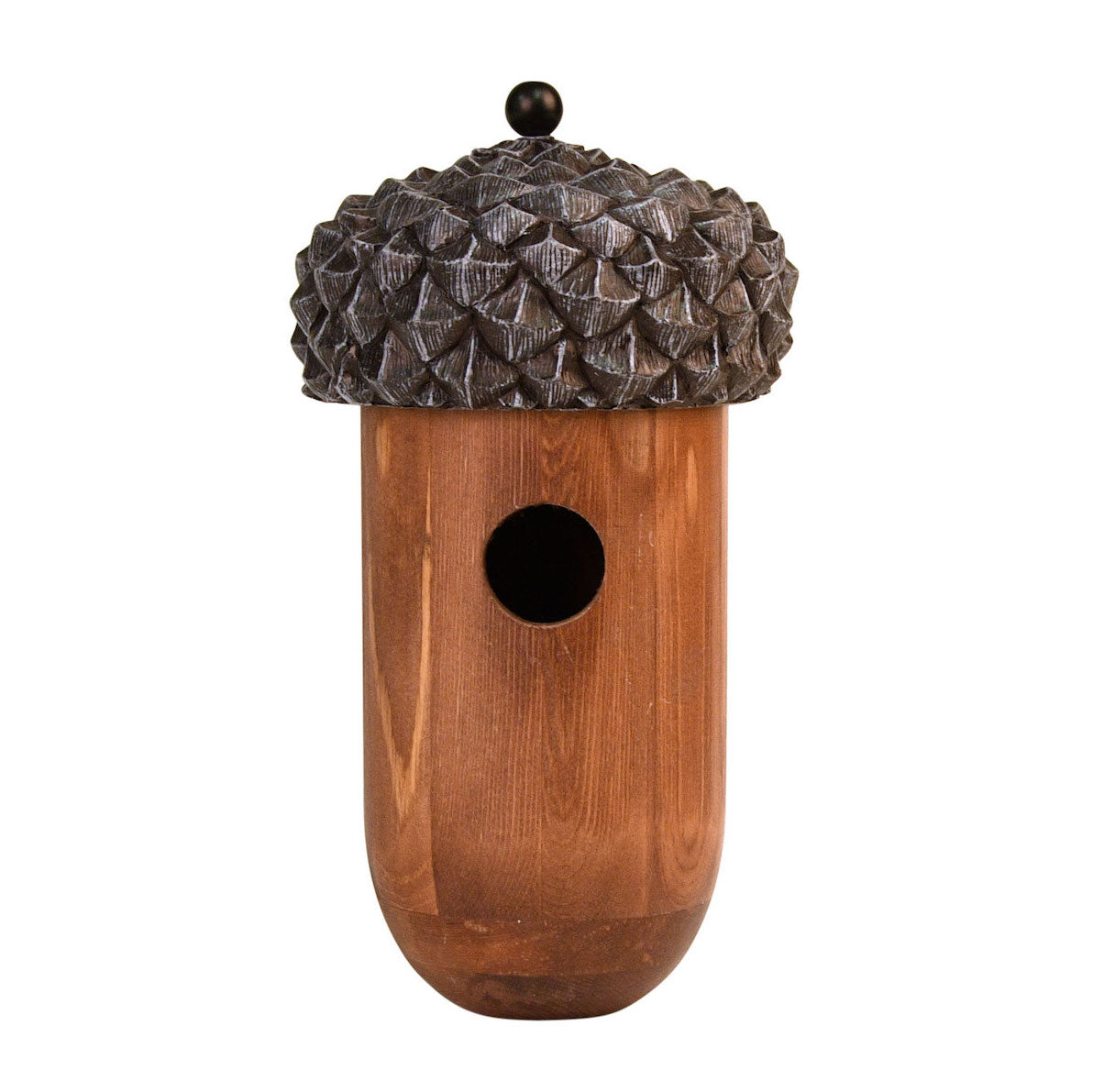 acorn shaped bird house 