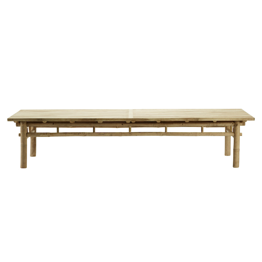 rectangular bamboo coffee table by Tine K 