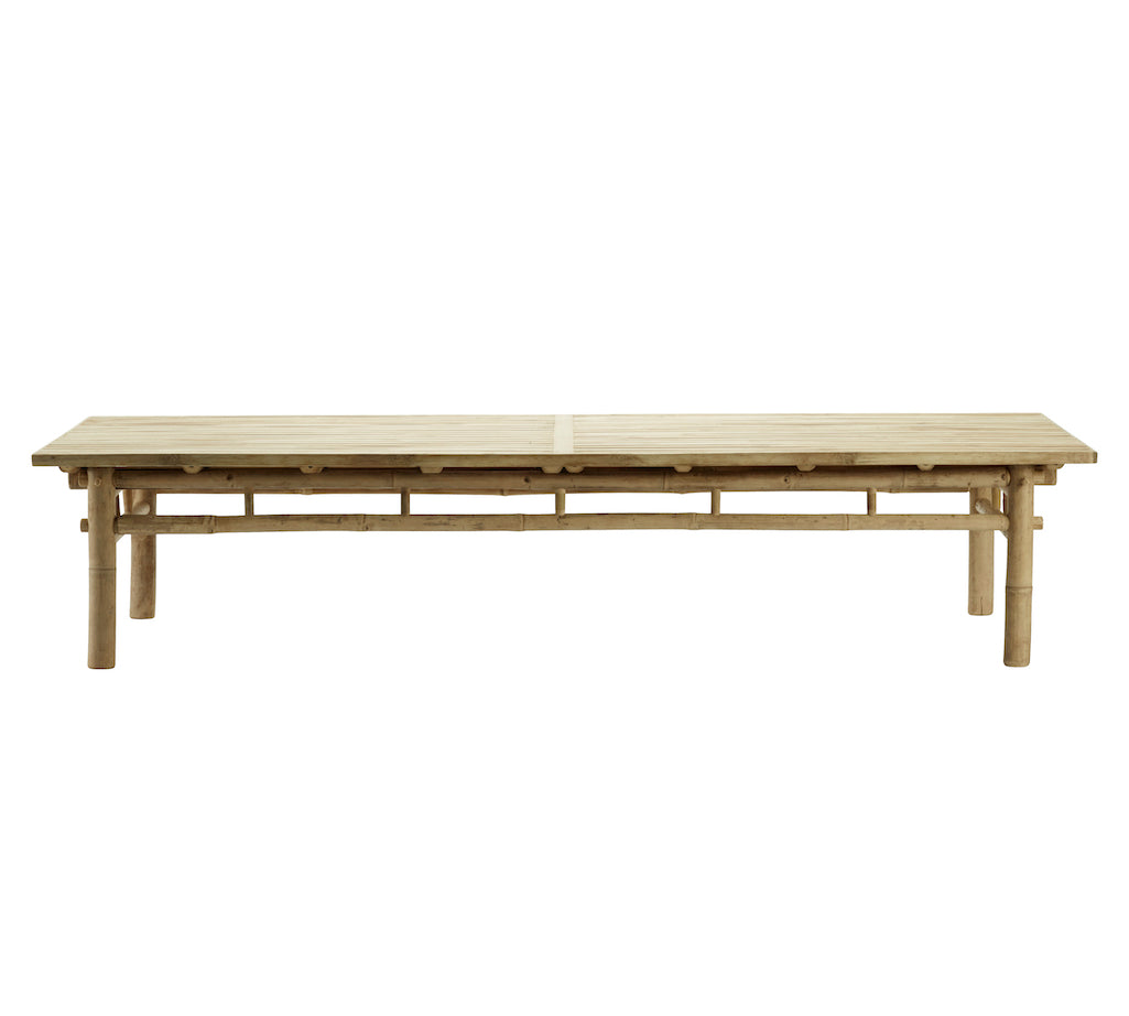rectangular bamboo coffee table by Tine K 