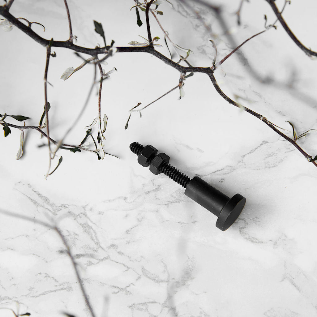 Black cupboard knob by House Doctor 