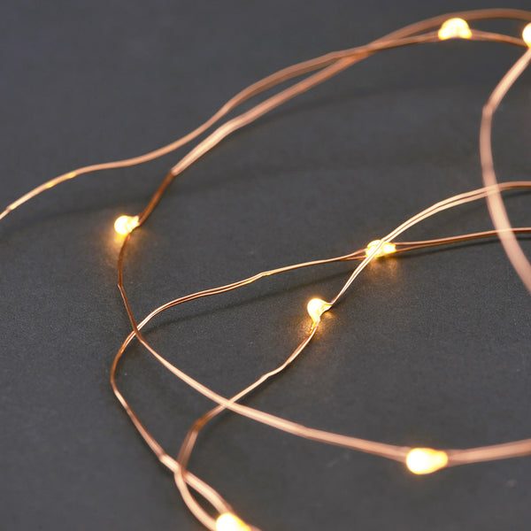 copper wire lights