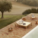 double sun lounger by Tine K 