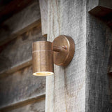 copper down light by Garden Trading