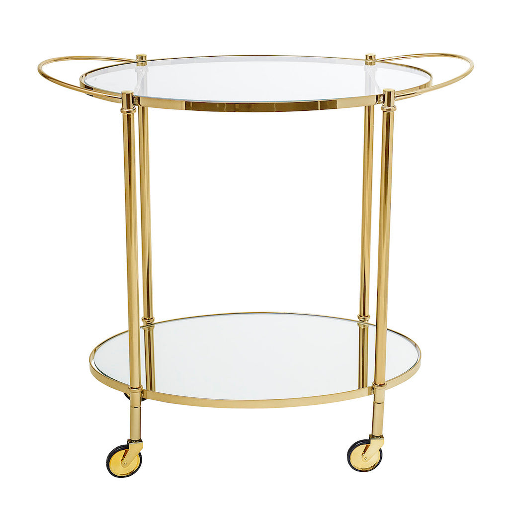 Glass trolley table deals