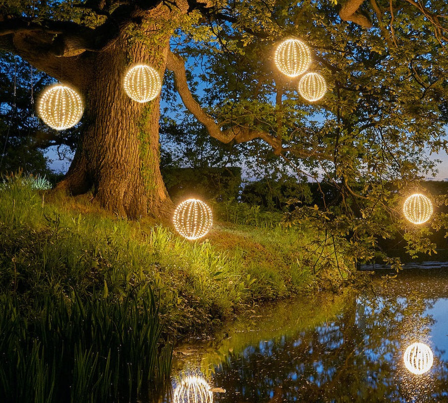 outdoor sphere LED lights