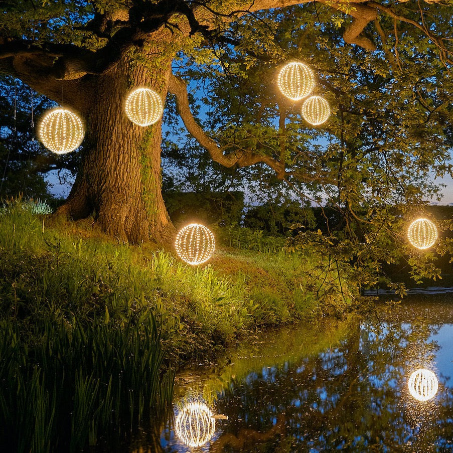 outdoor sphere LED lights
