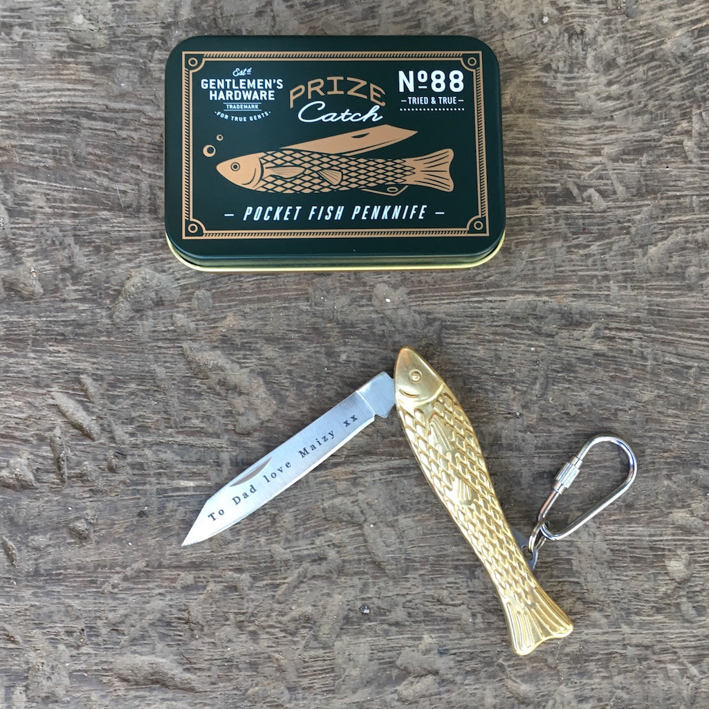 Gentlemen's Hardware Pocket Fish Pen Knife