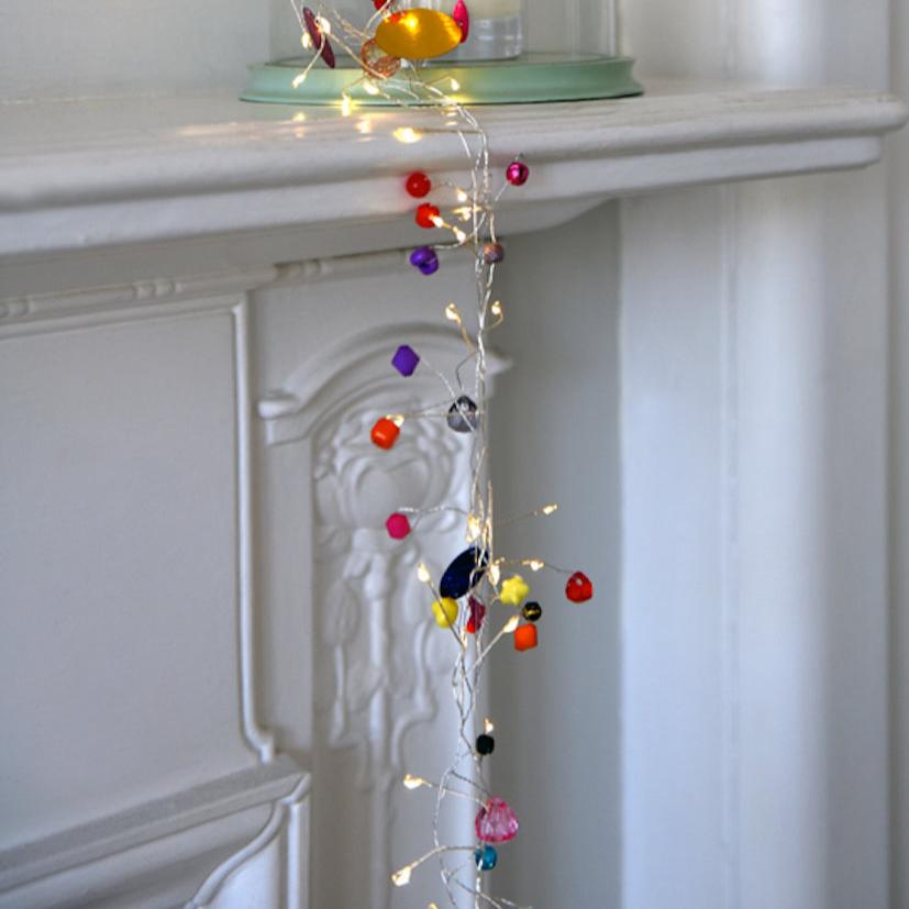 Folklore multi coloured fairy light chain