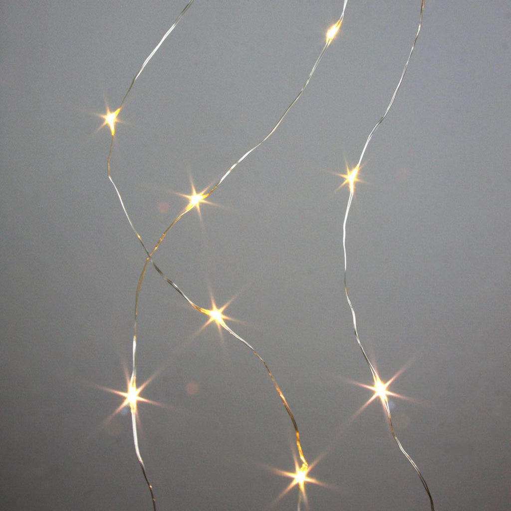 silver wire lights 