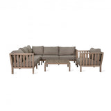 Porthallow garden corner sofa set by Garden Trading