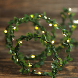 green leaf fairy lights 
