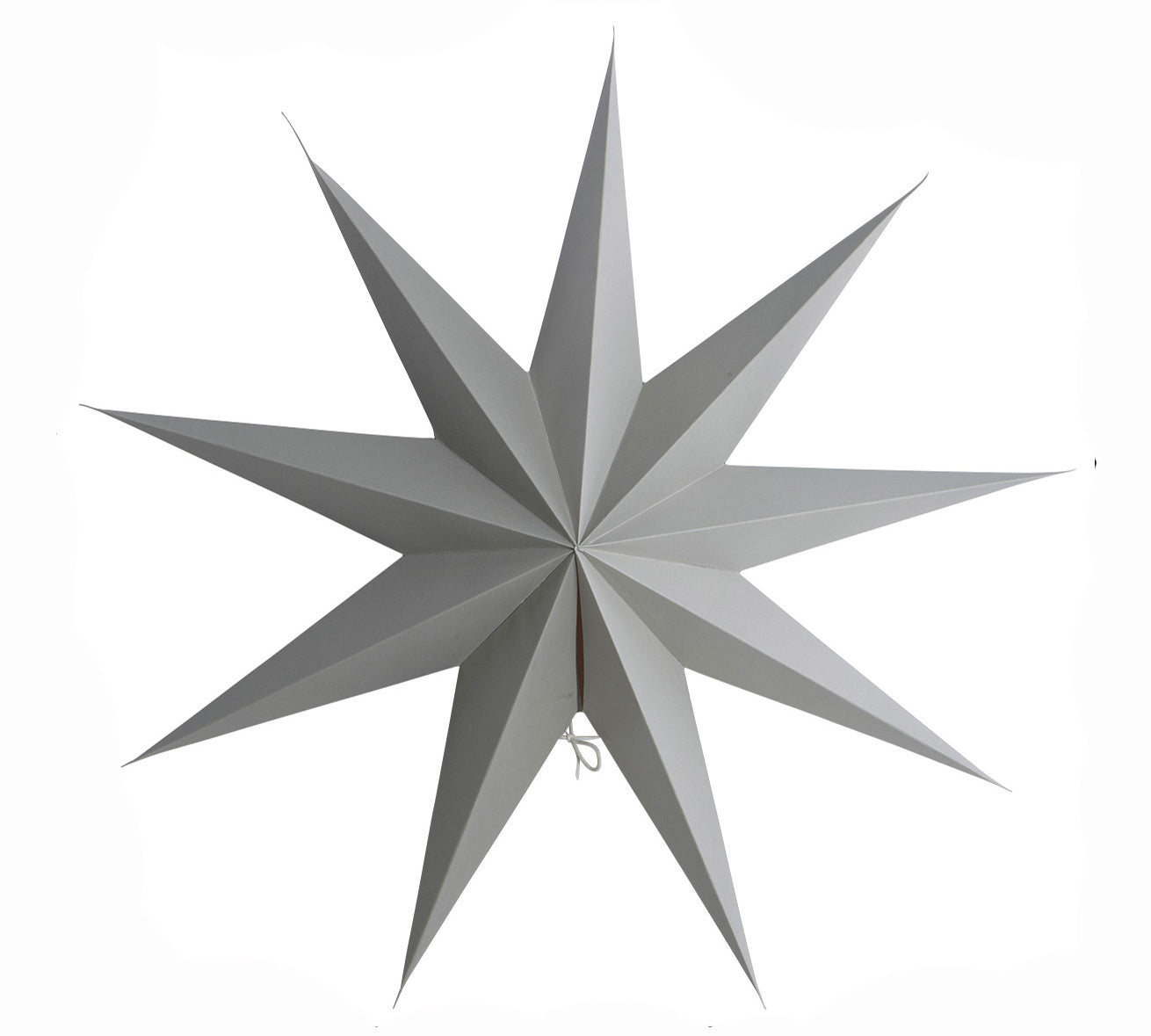 grey Christmas paper star