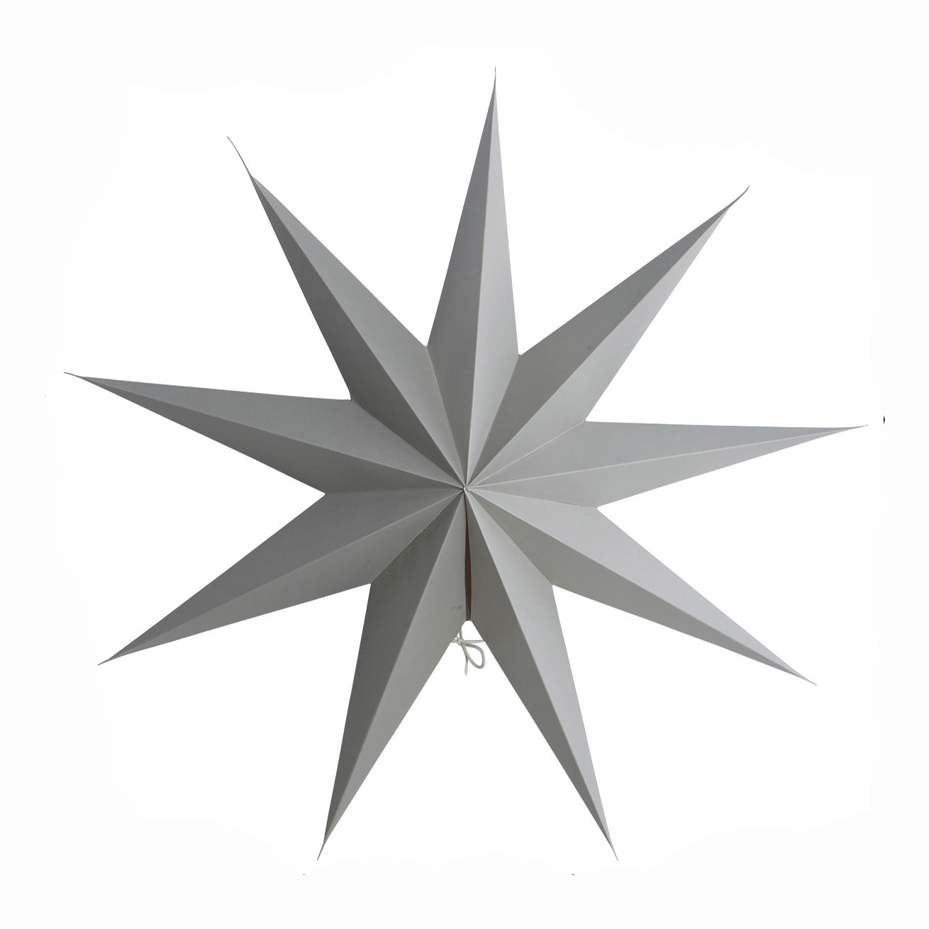grey Christmas paper star