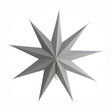 grey Christmas paper star