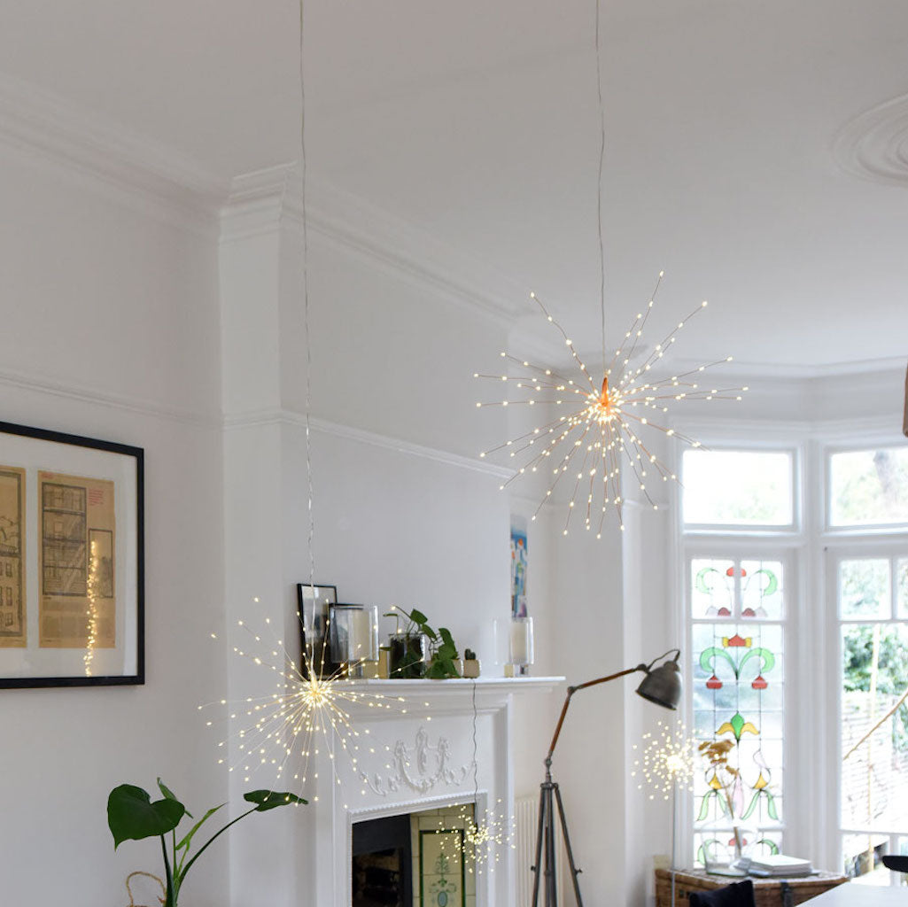 hanging starburst lights