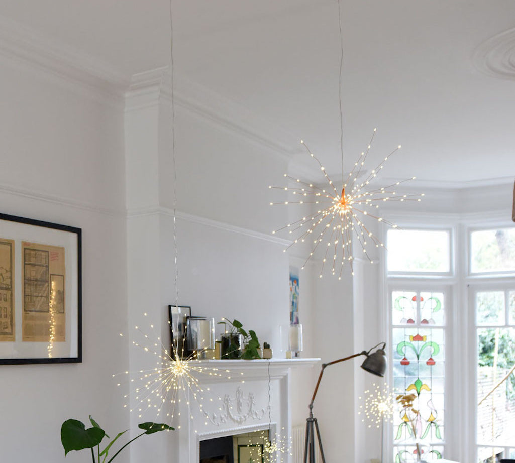hanging starburst lights