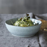 Rustic stoneware bowl grey
