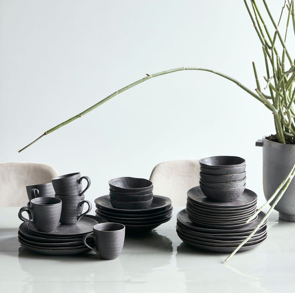 dark grey rustic mug by House Doctor