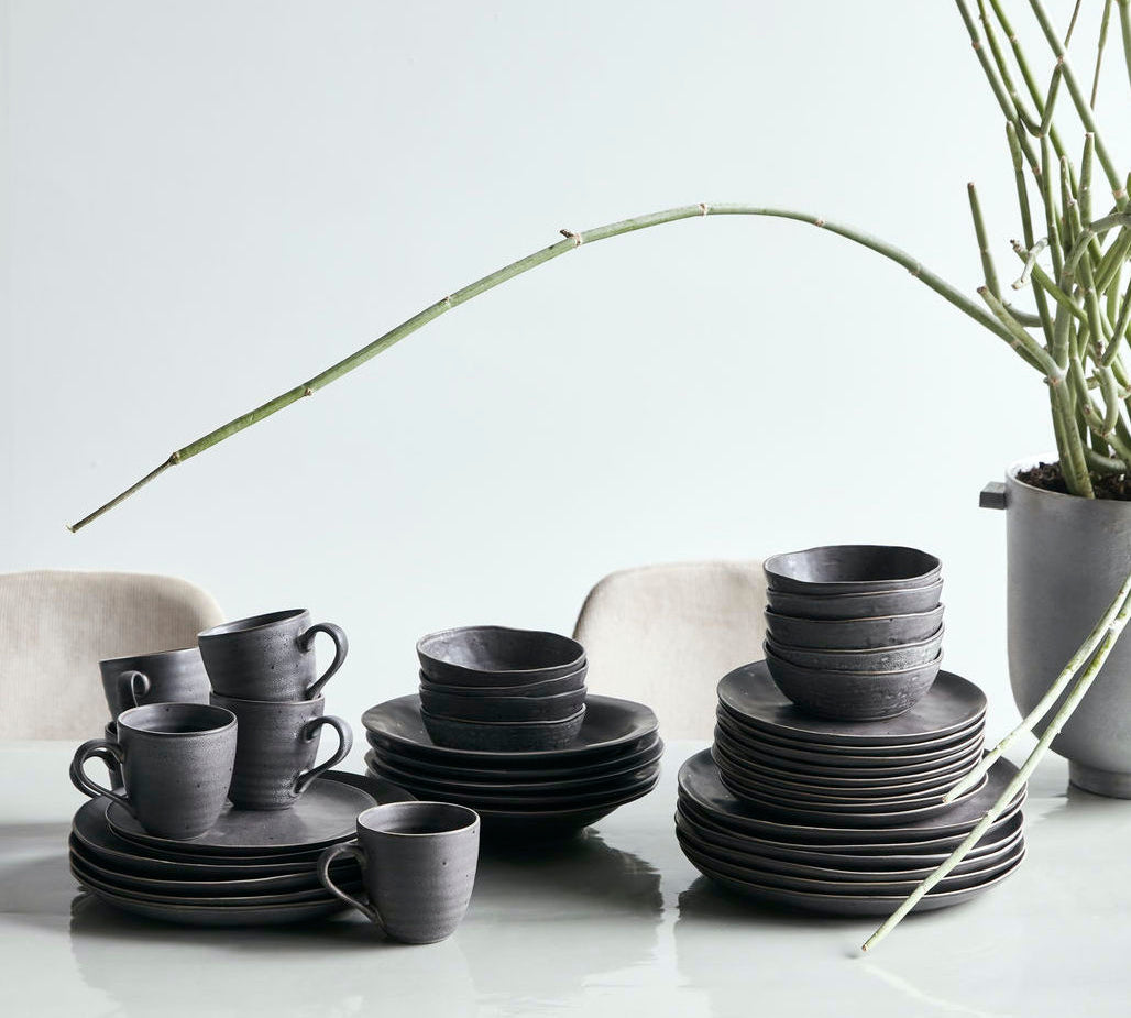 dark grey rustic mug by House Doctor