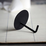 black toilet roll holder