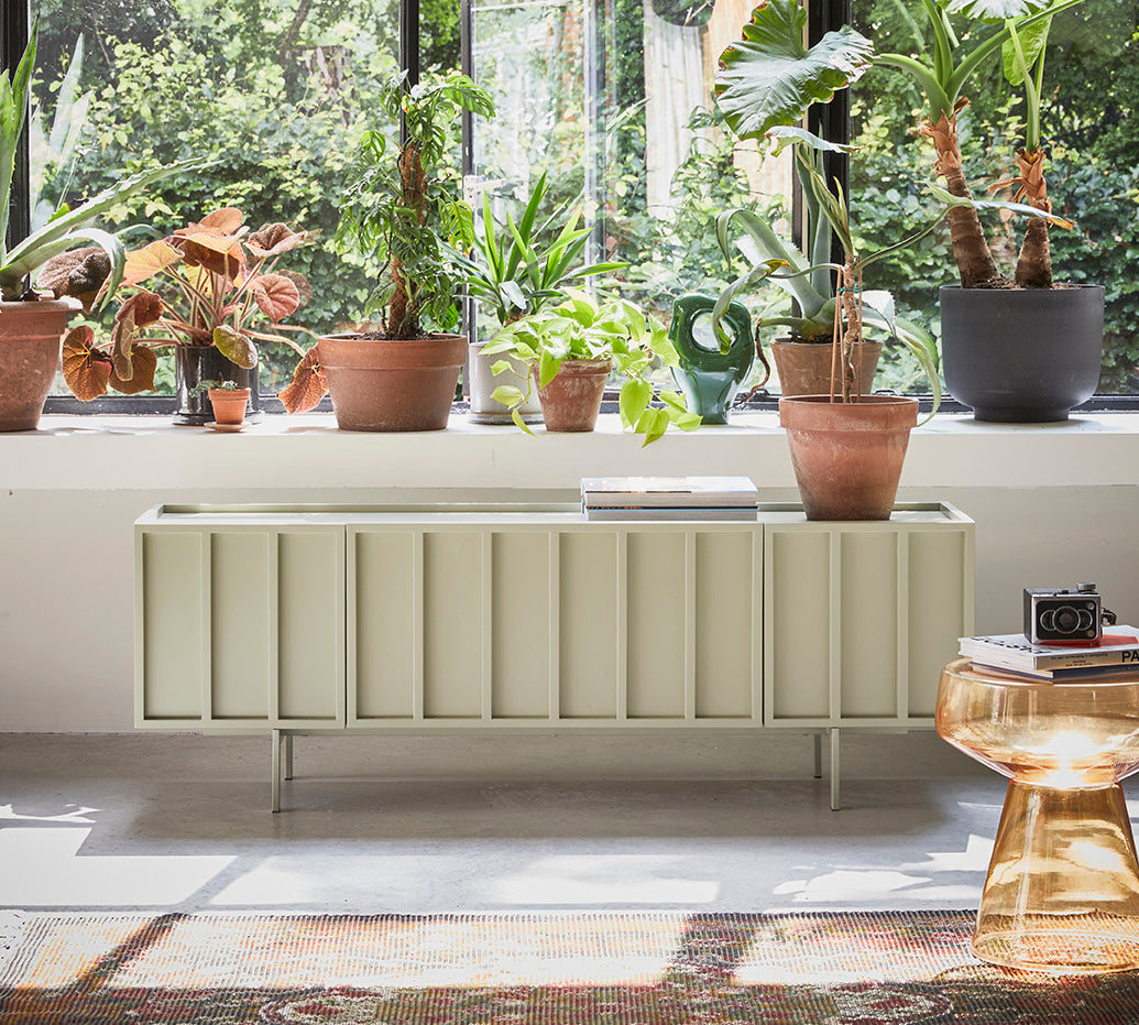 Block TV cabinet by HK living in Pebble