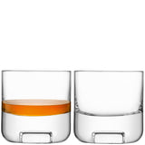 set of two cask whisky glasses by LSA 