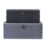 House Doctor metal storage trunk