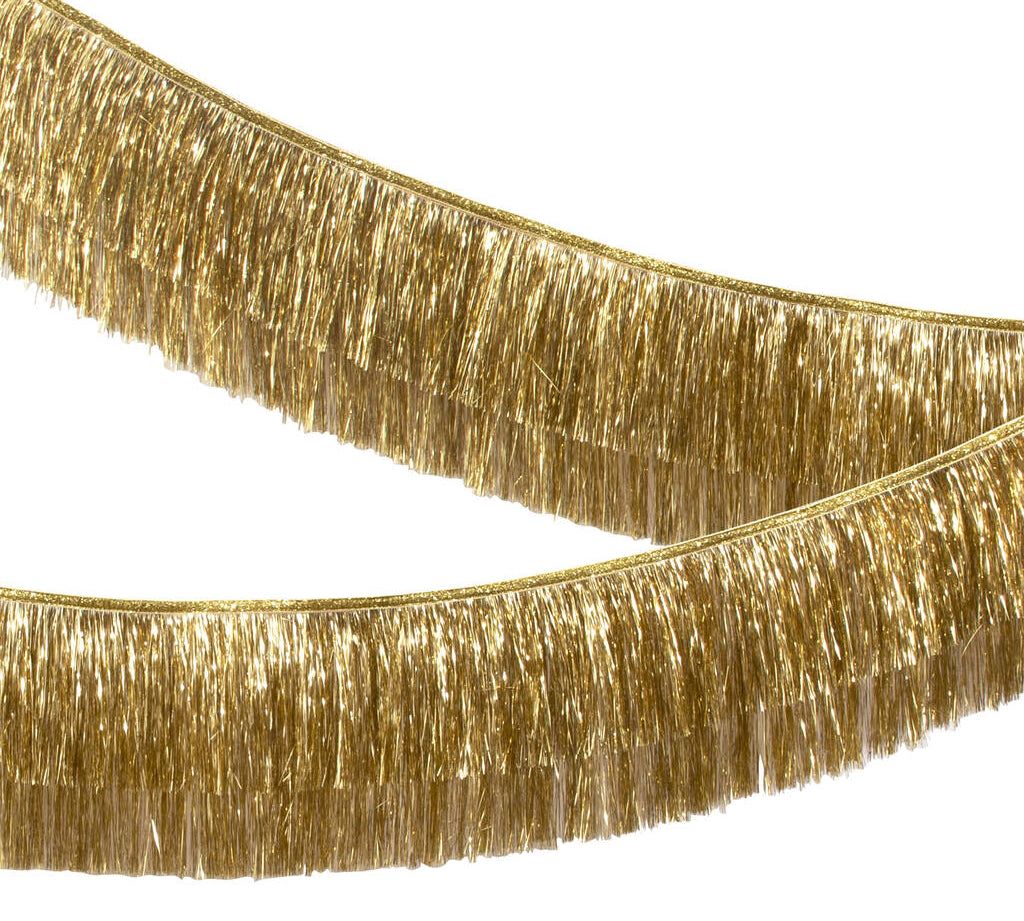 Gold tinsel garland by Meri Meri