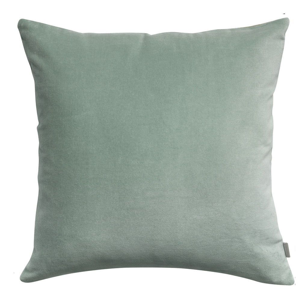 green velvet cushion by Vivaraise