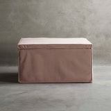 pink velvet pouffe by Tine K 