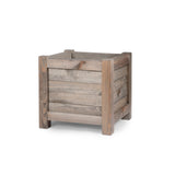 wooden garden planter 