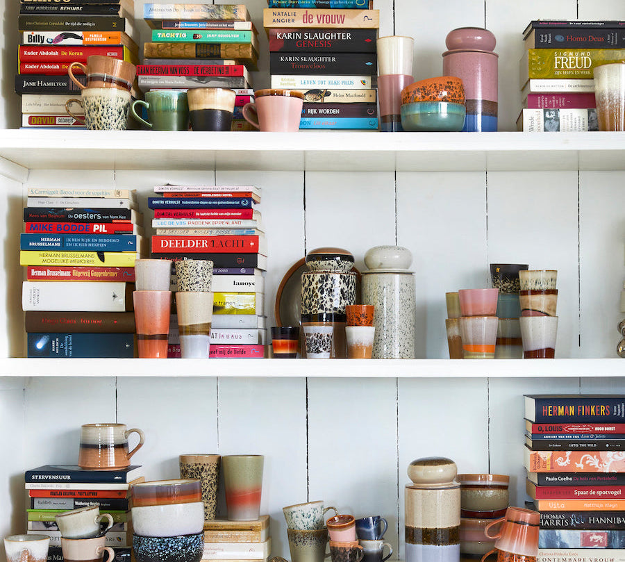 retro 70's ceramics by HK Living