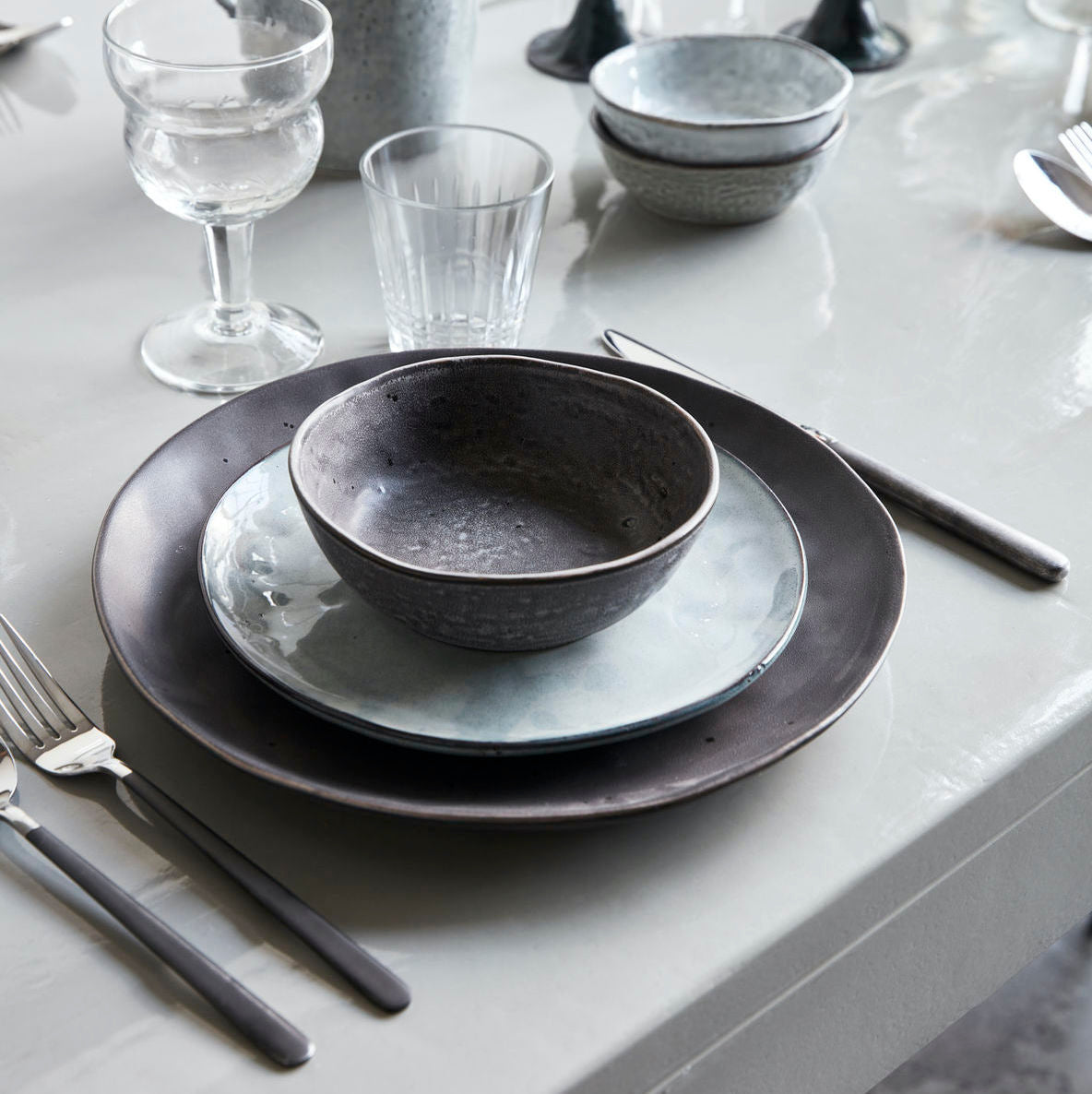rustic desert plate by House Doctor