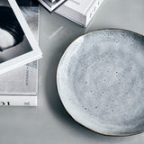 grey rustic dinner plate by House Doctor