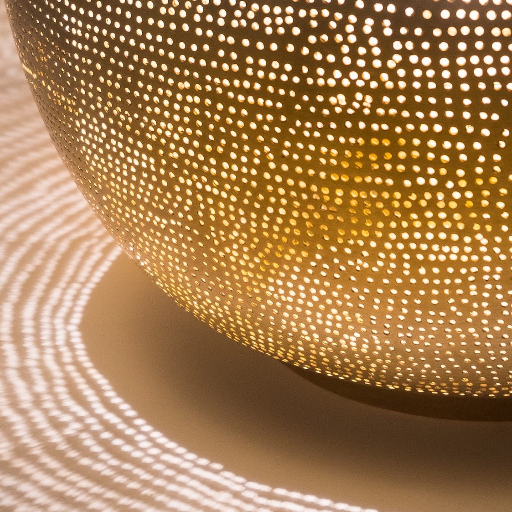 Filisky Gold Ball Table Lamp - Large