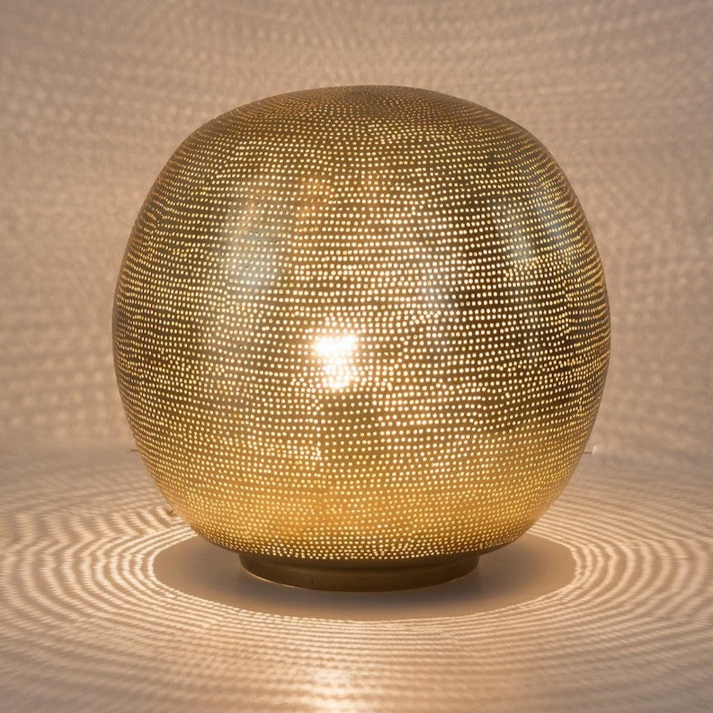 Gold filisky table lamp by Zenza