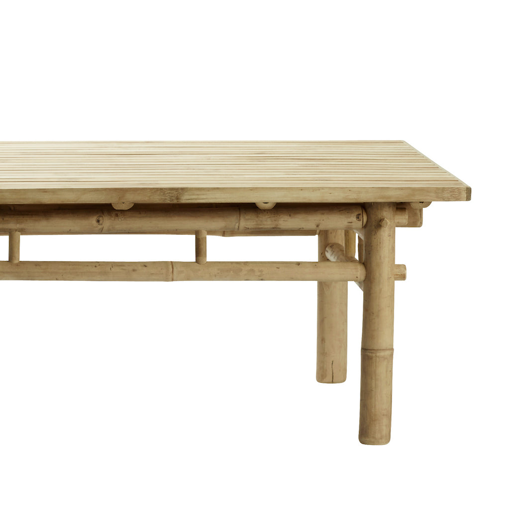 rectangular bamboo coffee table by Tine K 