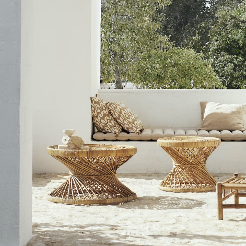 Tine k round rattan coffee table 